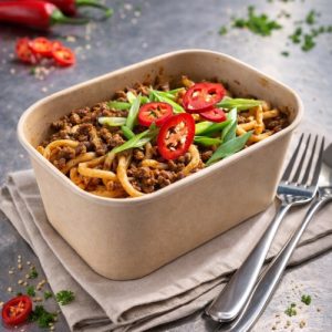 Pittige udon noodles