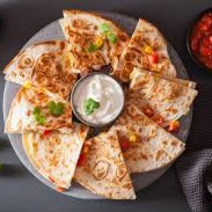 Quesadilla geitenkaas en avocado (vega)