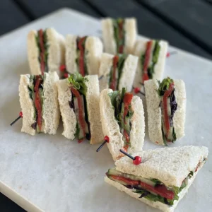 Mini sandwich puntje (vega)
