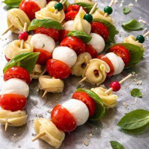 Pasta caprese prikker